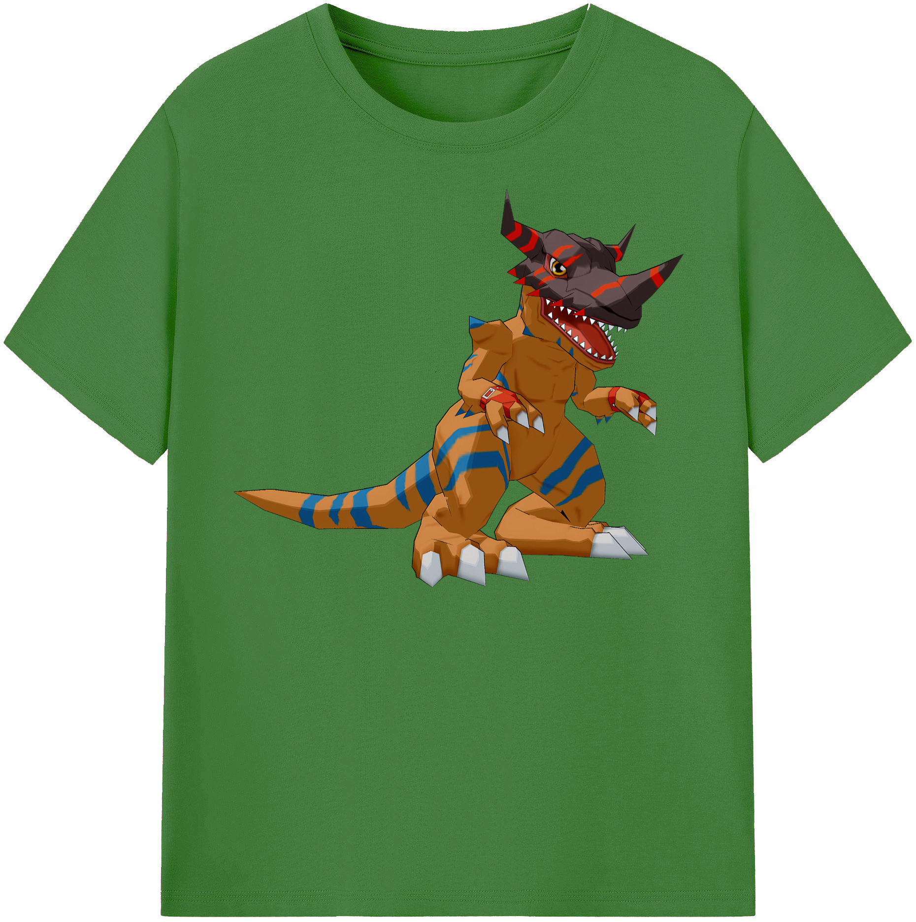 （画像用） Digimon デジタルモンスター/デジモン レディースカジュアルプリントTシャツ（綿100％）